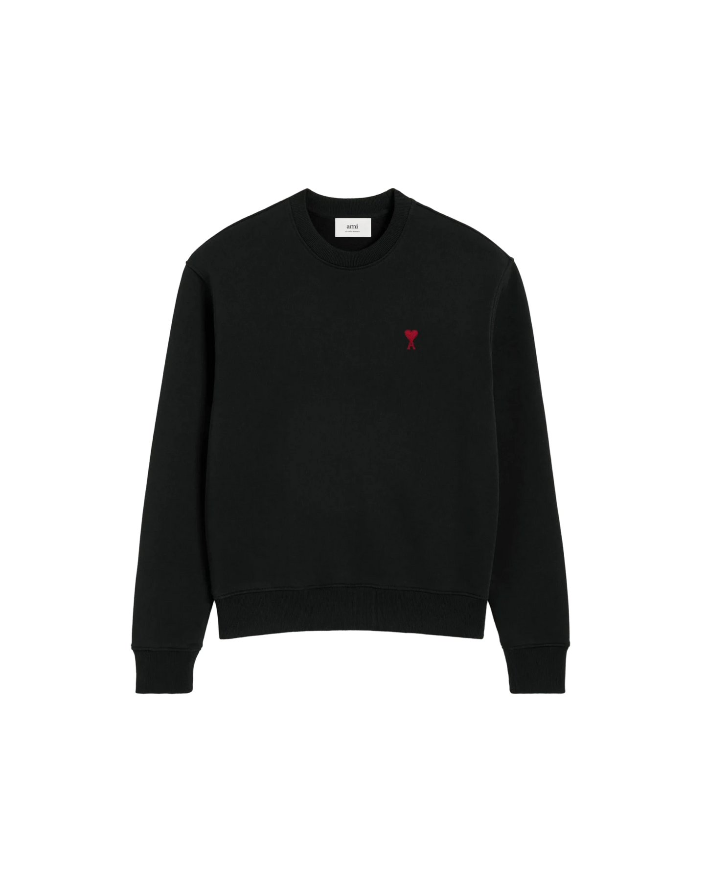 Black Cotton de Coeur Sweatshirt