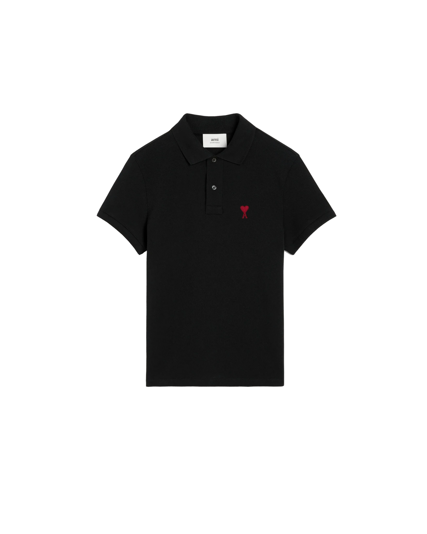 Navy Cotton de Coeur Polo Shirt