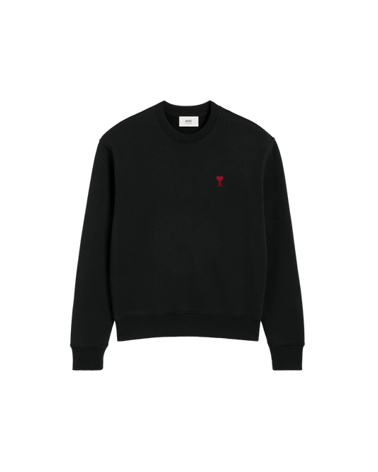 Black Cotton de Coeur Sweatshirt